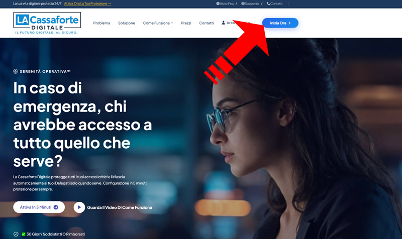 Homepage La Cassaforte Digitale